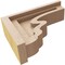 Ekena Millwork 3"W x 9"D x 6"H Classic Highland Rough Cedar Woodgrain TimberThane Corbel, Primed Tan CORUR03X09X06HLDRCPR - alternate 5